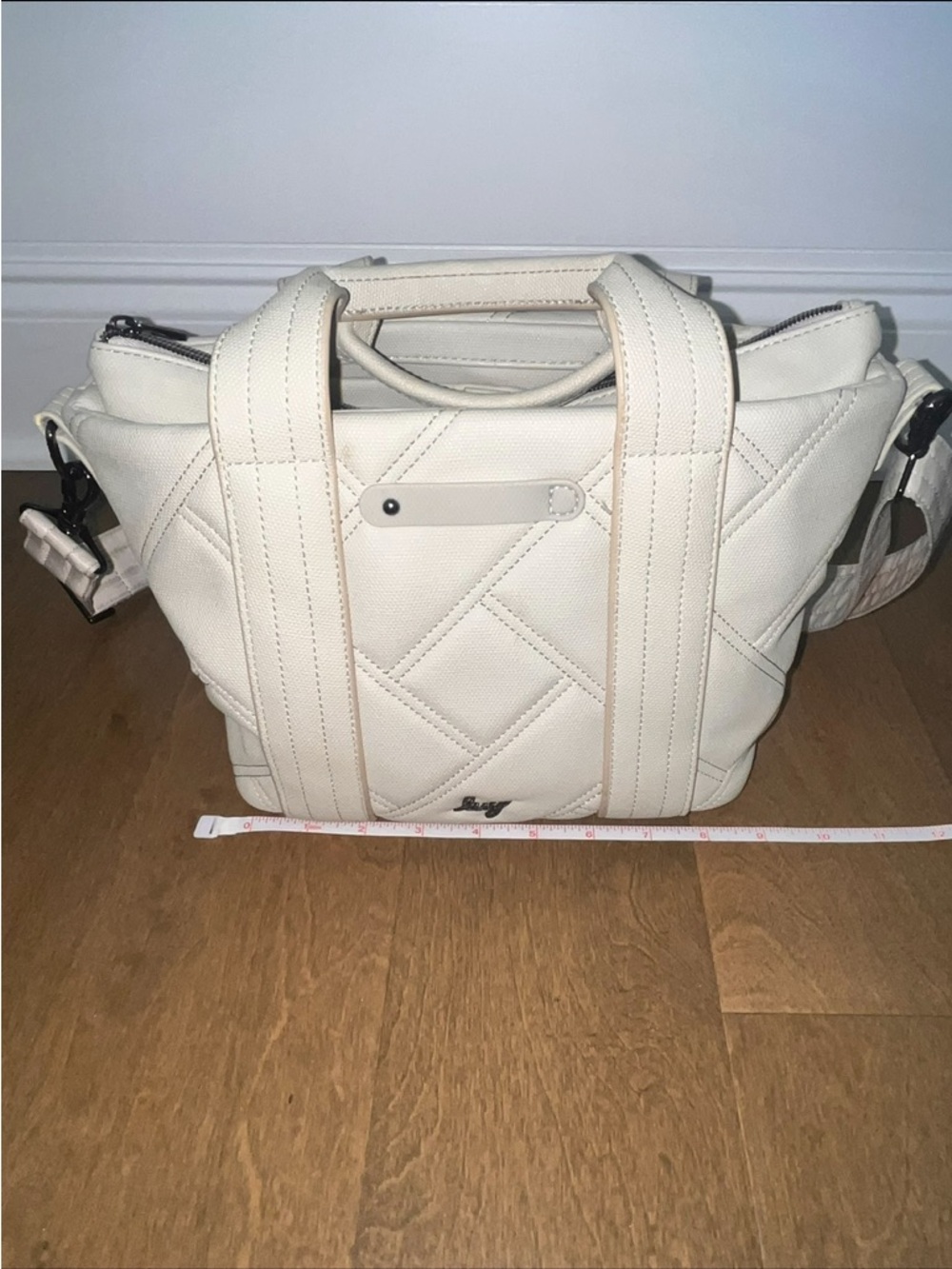 Lug Dory Medium Matte Luxe VL w/ Tote Handles - One Rub Spot on Handle See Pic - Picture 14 of 15